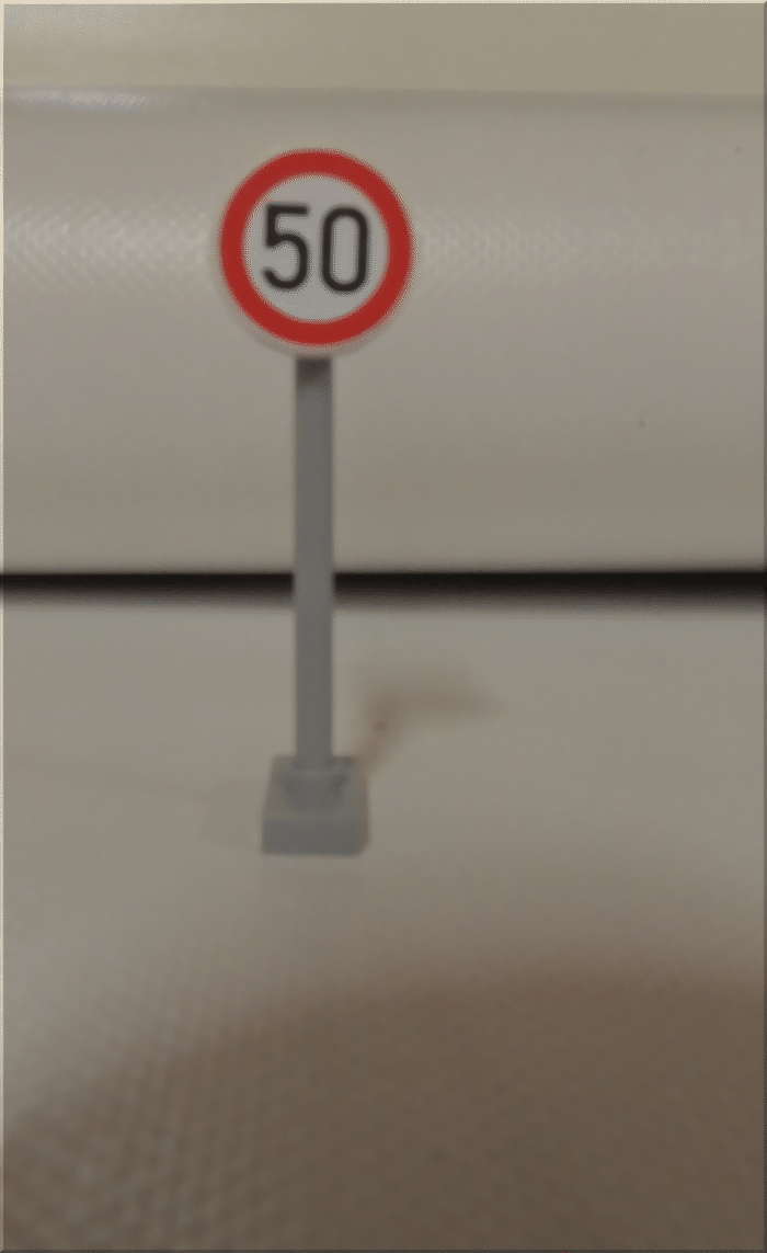 Verkehrszeichen Klemmbausteine Max 50