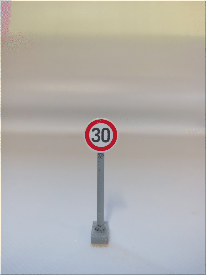 Verkehrszeichen Klemmbausteine max 30