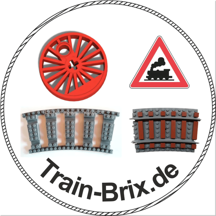 Train-Brix Schienen Weichen Ballast Plate